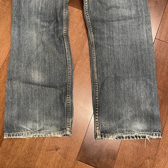 Denizen From Levi’s Men’s Loose Fit Distressed Jeans - Dark Blue Wash 36X30 - Picture 15 of 16